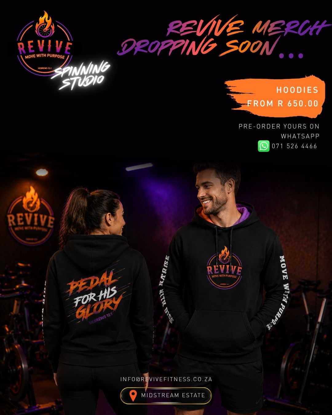 Revive Pedal for His Glory hoodie